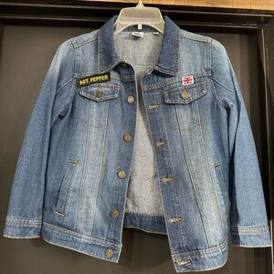 Junk Food Clothing Sgt.Pepper Beatles Kids Sz Xl Blue Denim Jacket